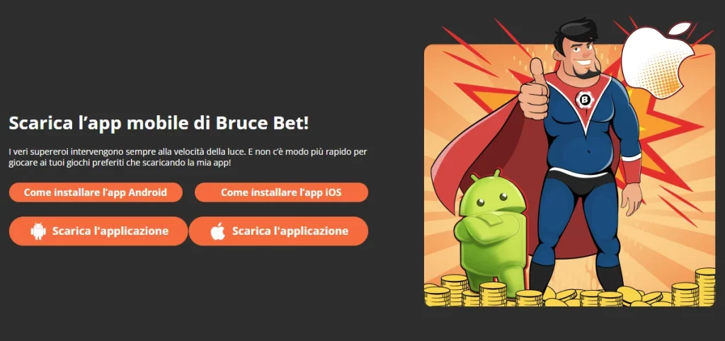 L’app casinò di Bruce Bet